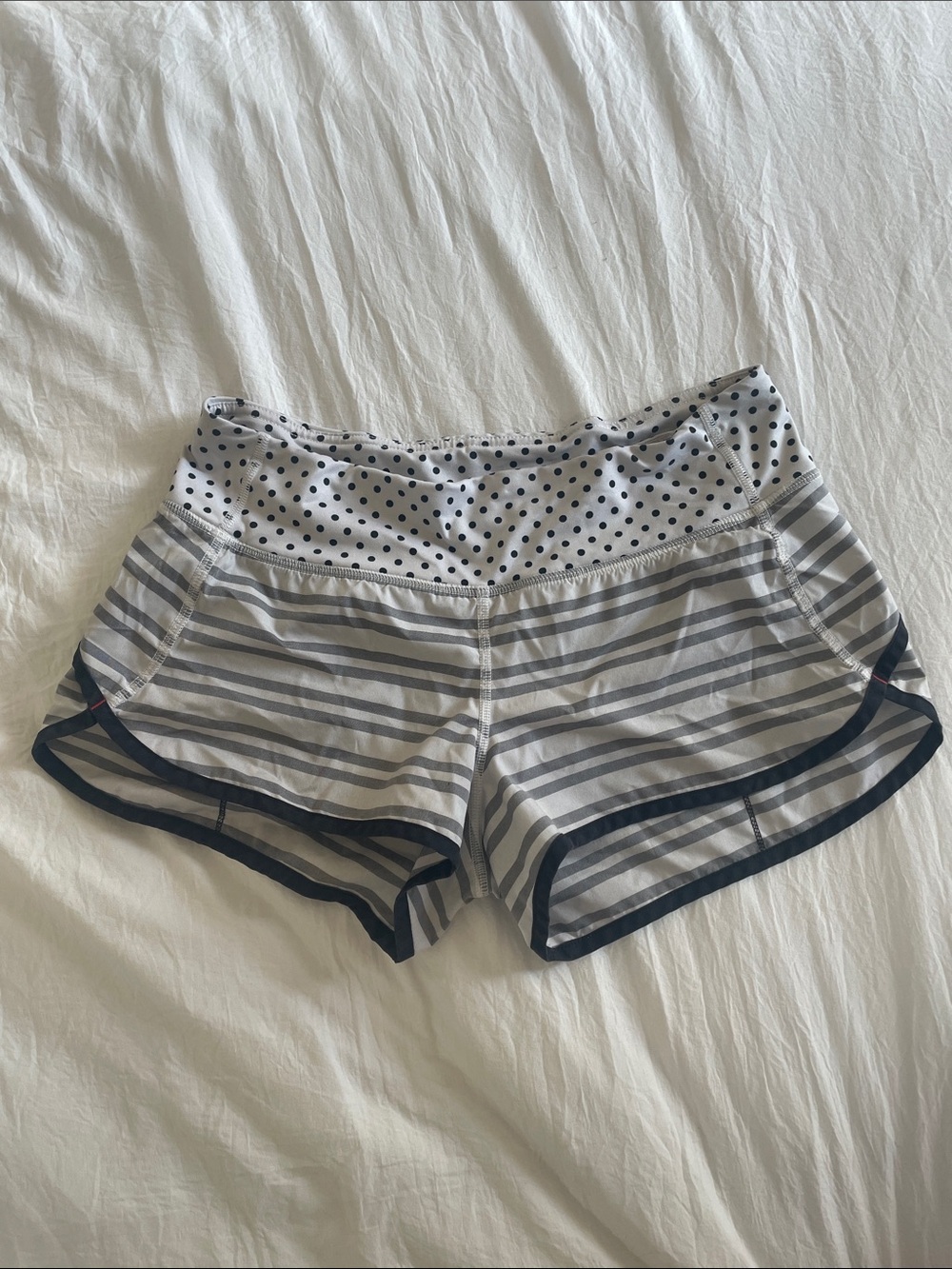 Lululemon Striped Running Women’s Athletic Shorts